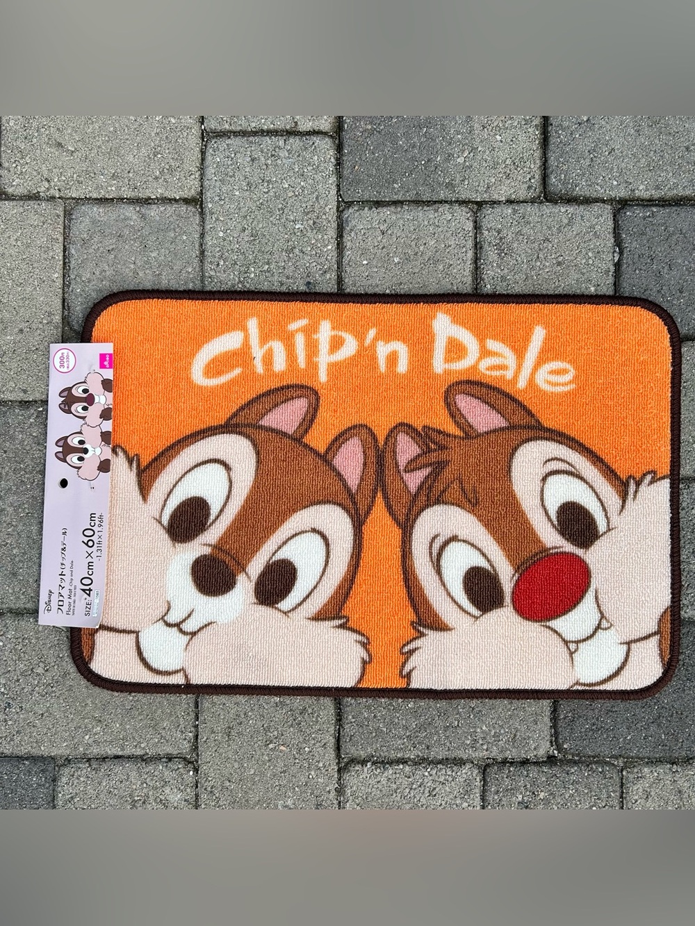 NWT Disney Chip and Dale floor mat 40x56cm
